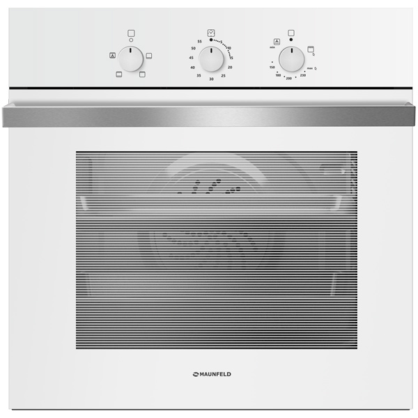 Встраиваемый газовый духовой шкаф Maunfeld MGOG 673W White