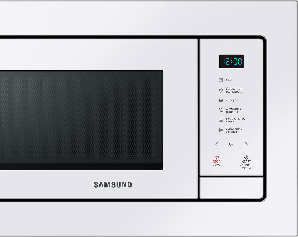 Встраиваемая микроволновая печь Samsung MS23A7118AW/BW — фото 4