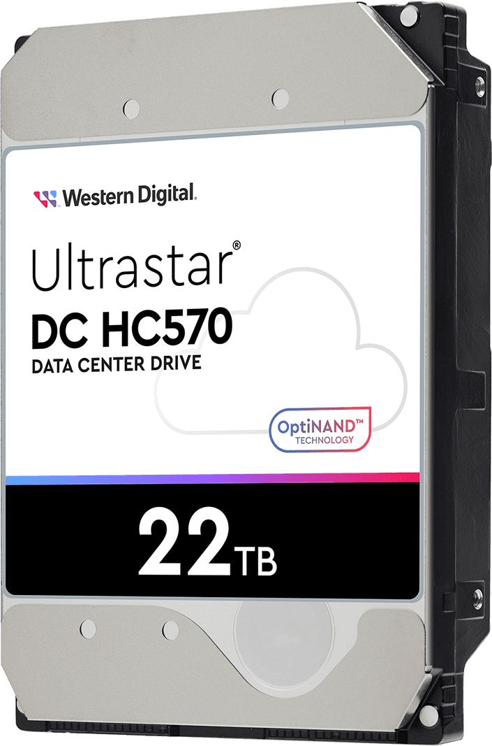 Жесткий диск WD SAS 3.0 22TB 0F48052 WUH722222AL5204 Server Ultrastar DC HC570 512E (7200rpm) 512Mb 3.5" — фото 3