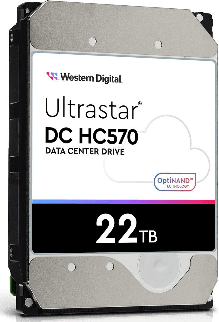 Жесткий диск WD SAS 3.0 22TB 0F48052 WUH722222AL5204 Server Ultrastar DC HC570 512E (7200rpm) 512Mb 3.5" — фото 2