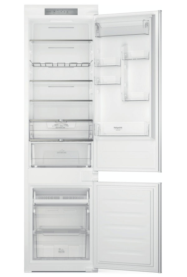 Встраиваемый двухкамерный холодильник Hotpoint HBH 20 белый