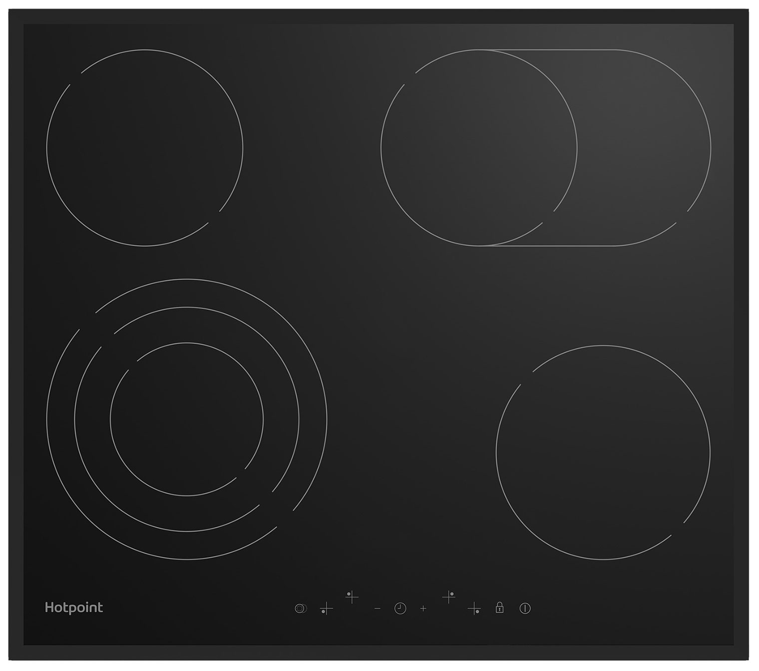 Встраиваемая электрическая варочная панель Hotpoint HR 6T7 BA S