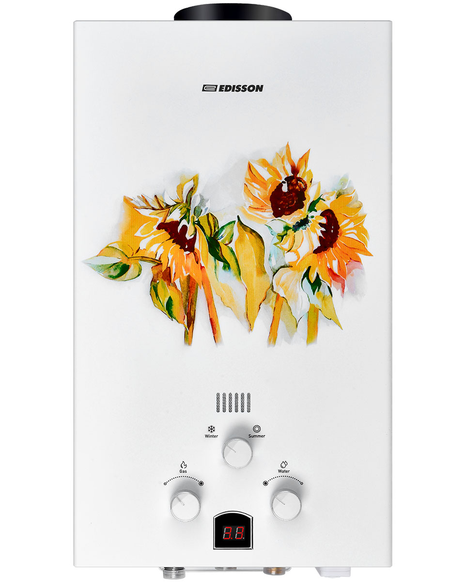 Газовая колонка EDISSON E 20 GD (Подсолнухи)
