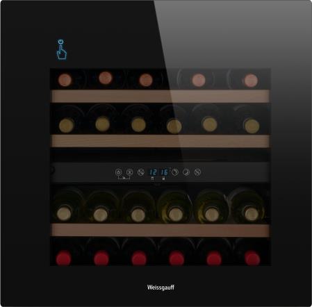 Винный шкаф встраиваемый WEISSGAUFF WWCI-36 DB DUAL ZONE