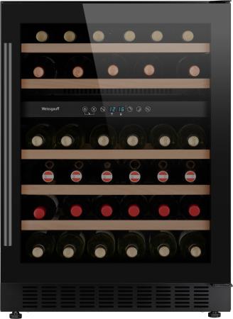 Винный шкаф встраиваемый WEISSGAUFF WWC-46 DB DUALZONE