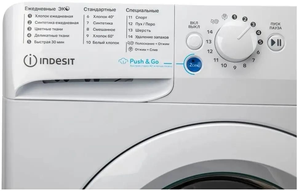 Стиральная машина Indesit BWSA 5109 WWV — фото 4
