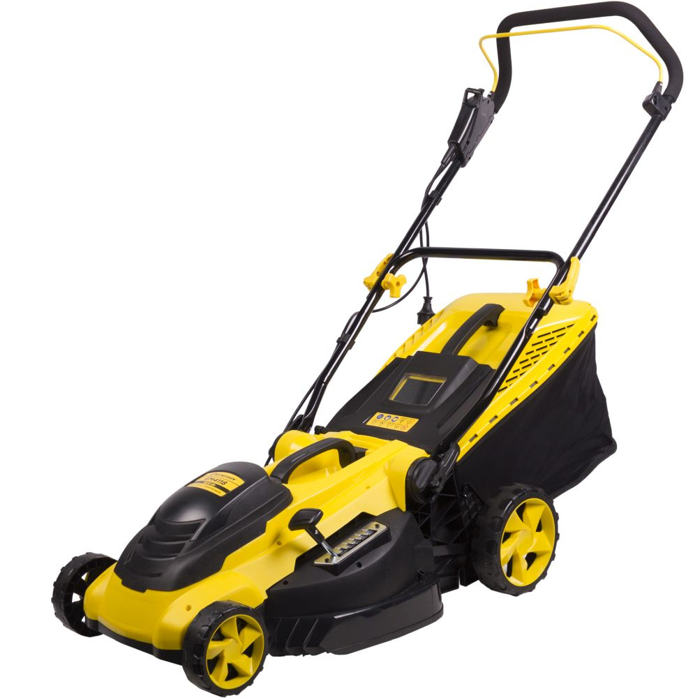 Газонокосилка роторная Champion EM4118 1800Вт