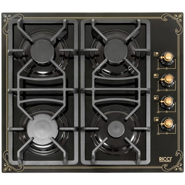 Встраив. газовая панель Ricci RGN-650BL