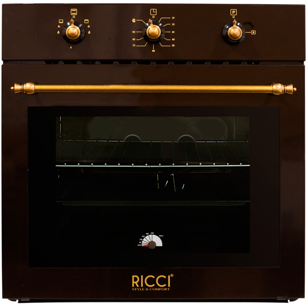 Газовый духовой шкаф Ricci RGO-620BR