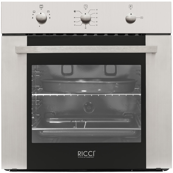 Газовый духовой шкаф Ricci RGO-640IX