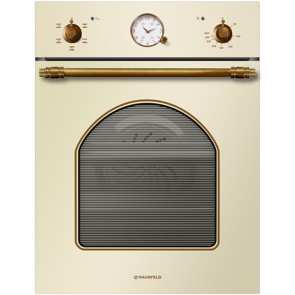 Встраиваемый электрический духовой шкаф Maunfeld MEOXS.436RIB.TA Beige