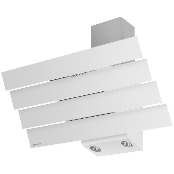Вытяжка 90 см Maunfeld CASCADA QUART 90 WHITE