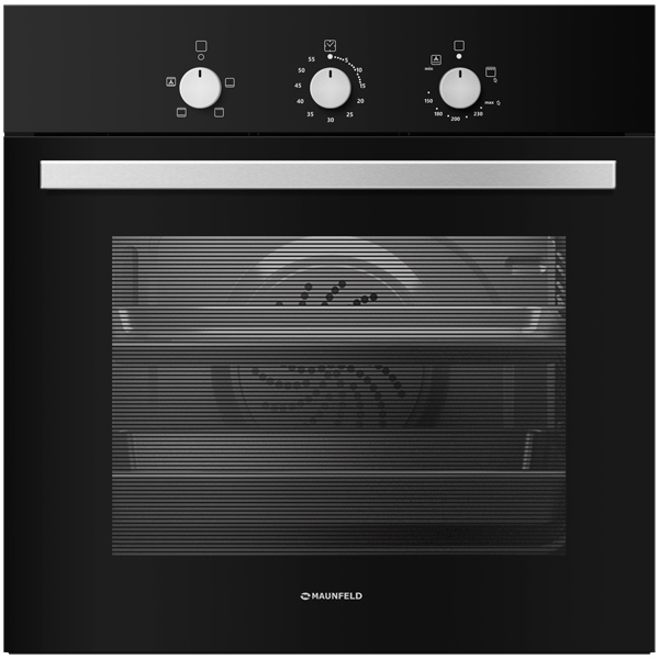 Встраиваемый электрический духовой шкаф Maunfeld MEOC 674B Black