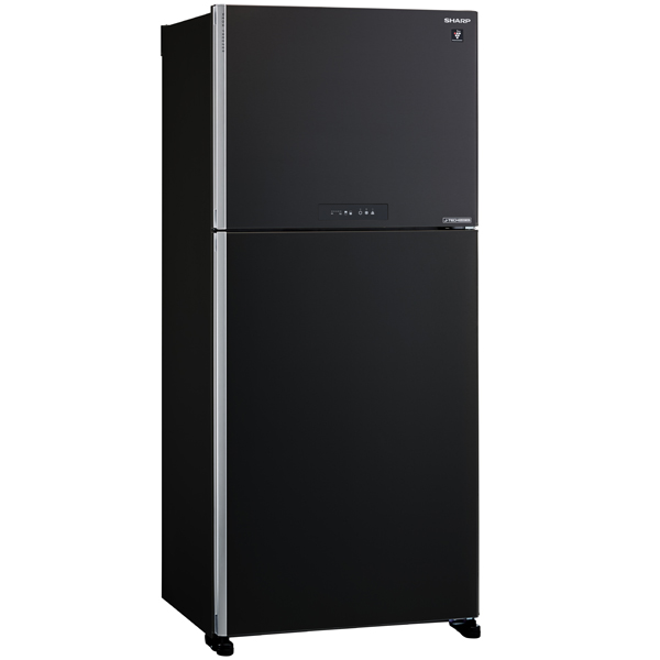 Холодильник с верхней морозильной камерой Широкий Sharp SJXG55PMBK