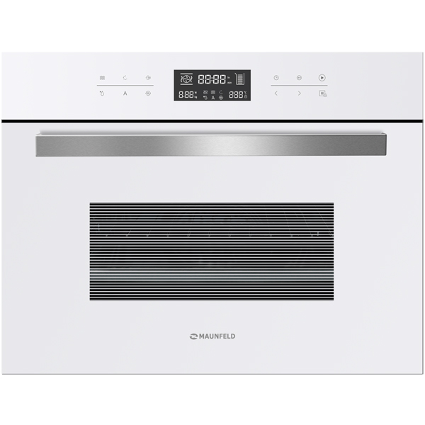 Встраиваемый компактный духовой шкаф Maunfeld MCMO.44.9GW White