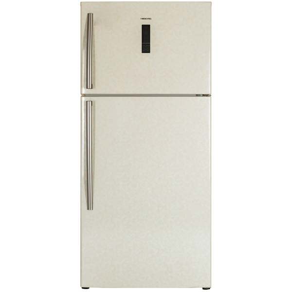 Холодильник с верхней морозильной камерой Широкий Hiberg RFT-65D NFY