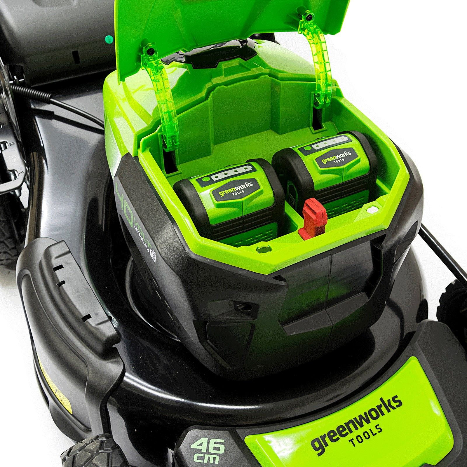Газонокосилка роторная Greenworks GD40LM46SPK4 (2506807UB) — фото 5