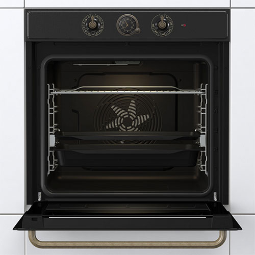Духовой шкаф Электрический Gorenje BOS67372CLB черный — фото 2