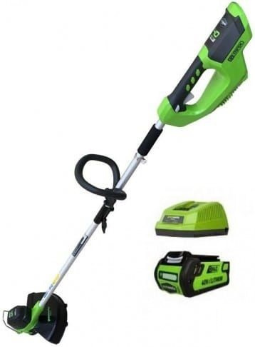 Триммер электрический Greenworks G40LTK2 аккум. неразбор.штан. реж.эл.:леска — фото 2