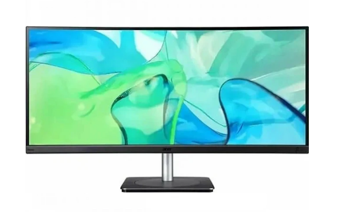 Монитор Acer 34'' CB343CURDbemiiphcuzx Curved 3800R, 21:9, IPS, UWQHD, 4ms, 300cd, 60Hz, HDMI, DP, USB, USB-C, LAN, SPK, CAM, HAS