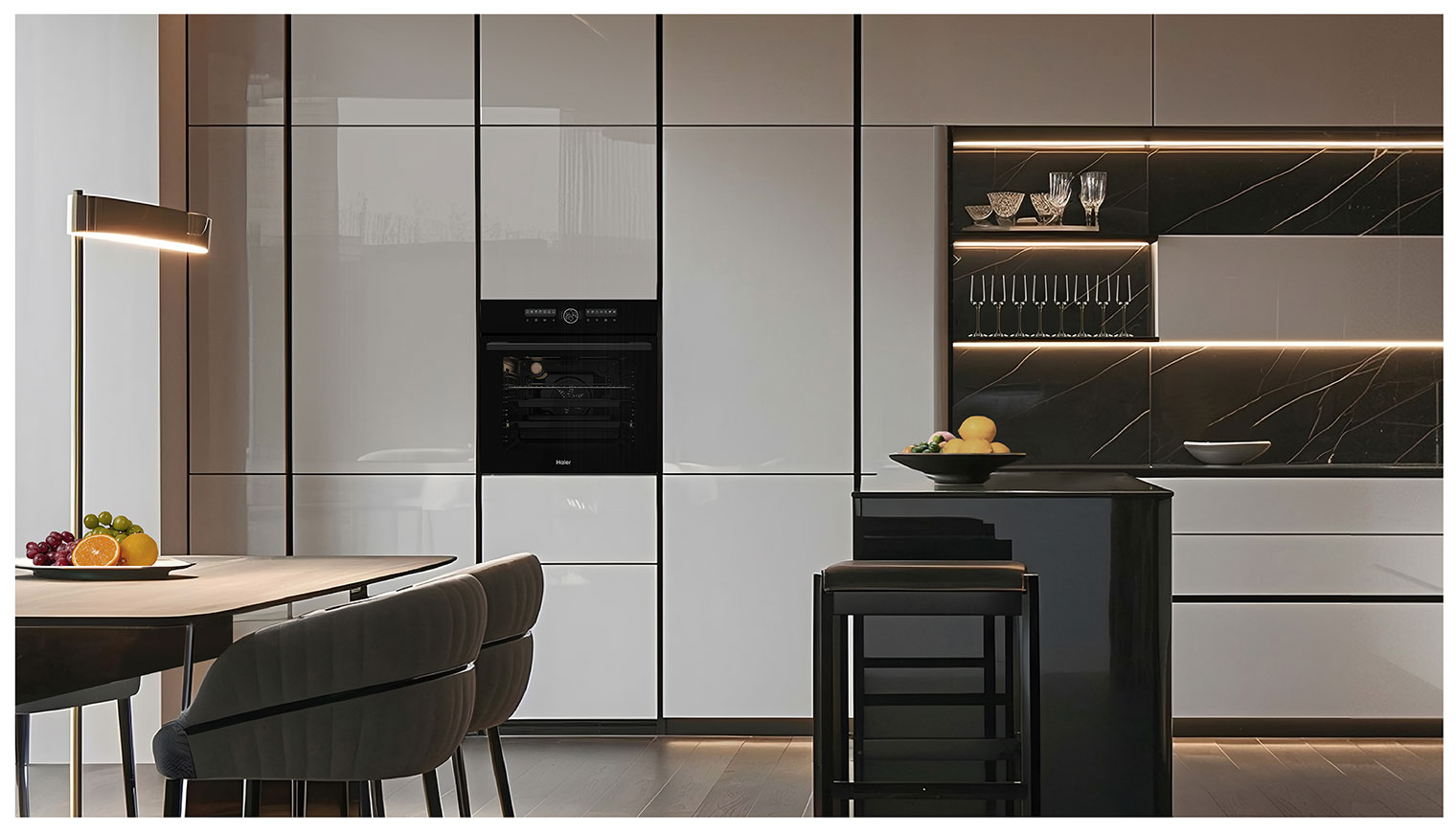 Электрический духовой шкаф Haier HOX-FT5AMTB — фото 6