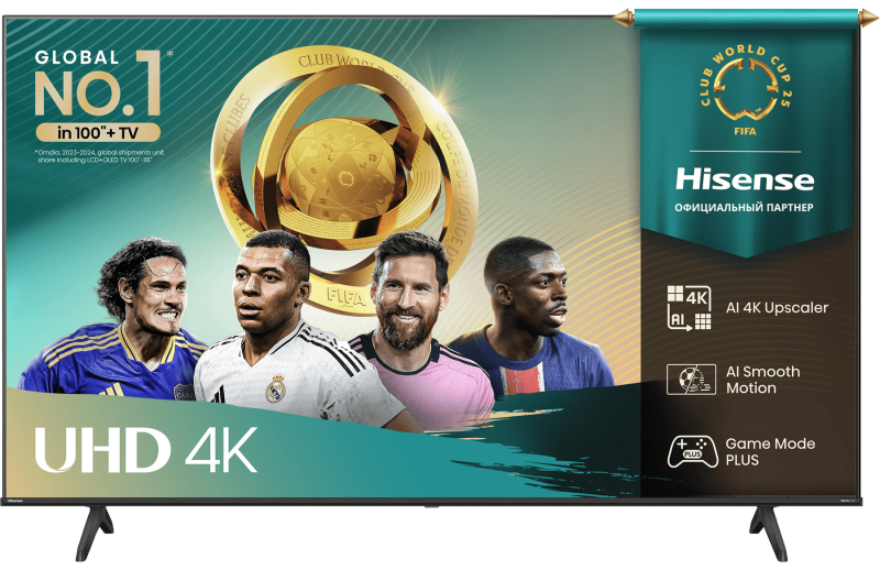 Телевизор 55" QLED 4K UHD 55A6Q RU HISENSE