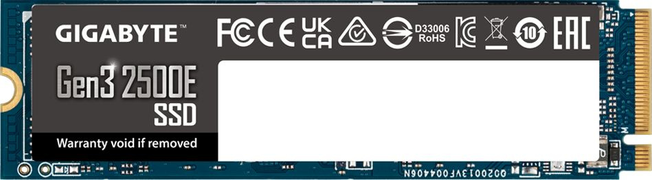 Накопитель SSD Gigabyte PCIe 3.0 x4 2TB G325E2TB 2500E M.2 2280