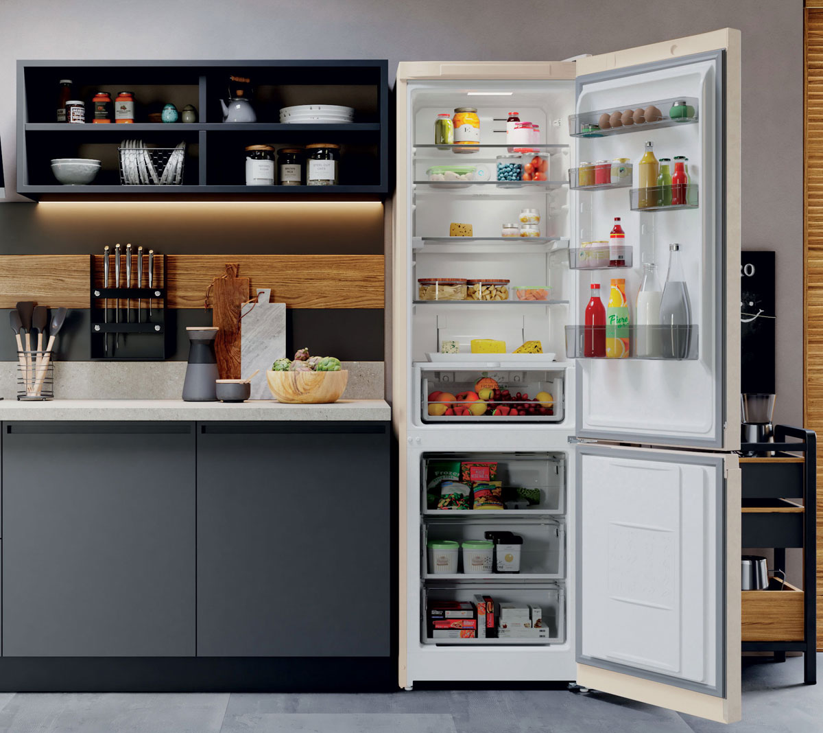 Холодильник Hotpoint HT 7201I BZ O3 — фото 8