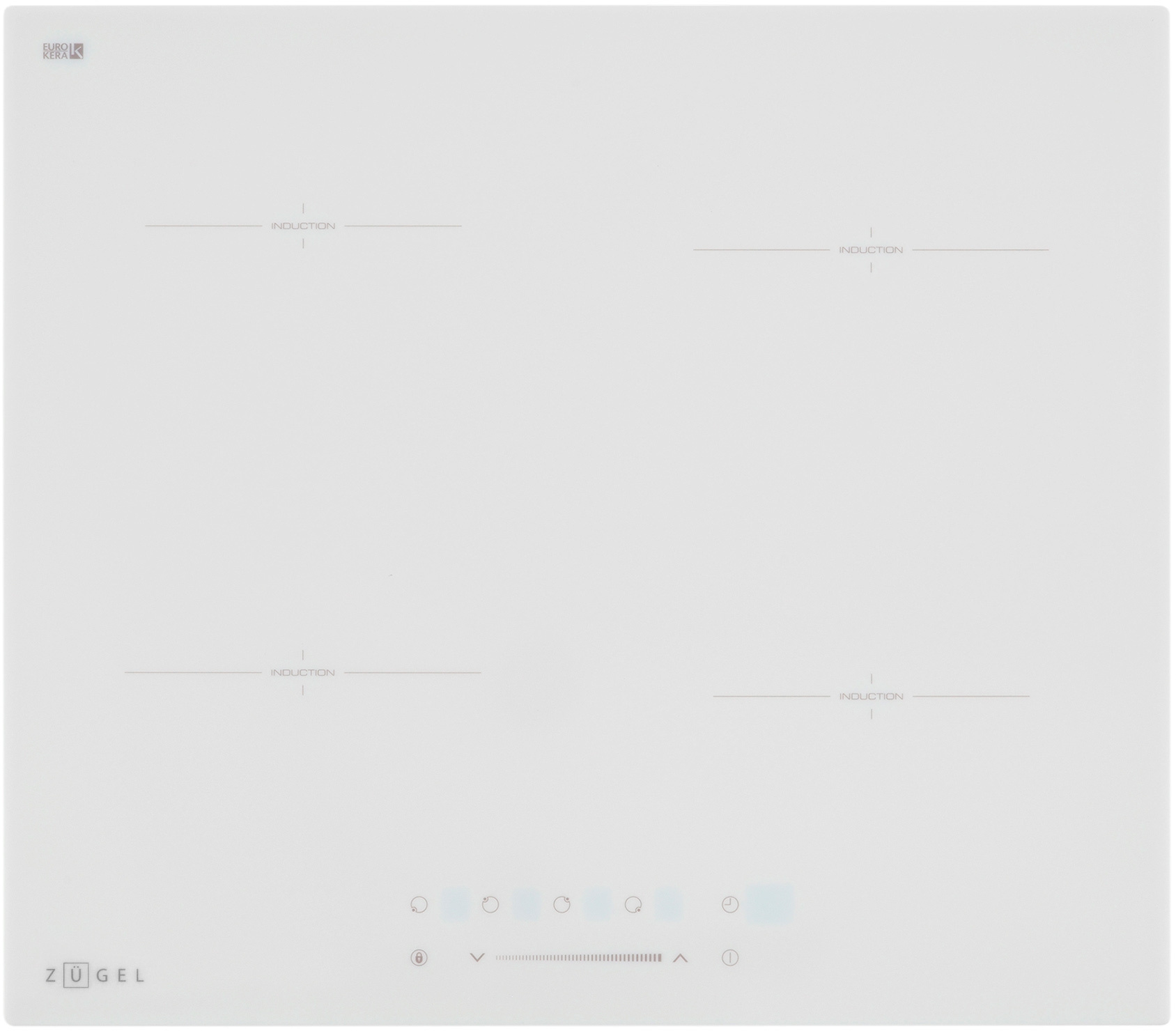 Индукционная варочная поверхность Zugel ZIH604W белый