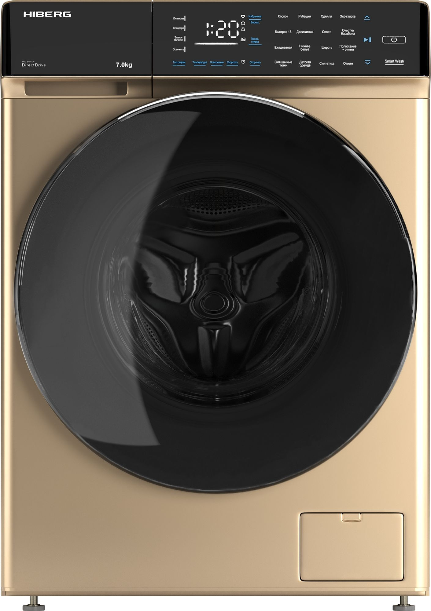 Стиральная машина Hiberg i-DDQ9-712 G