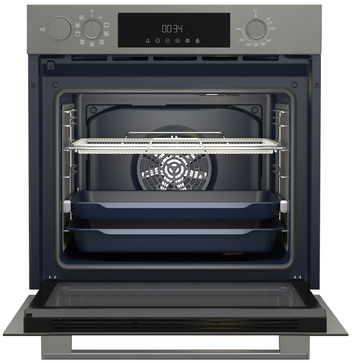 Электрический духовой шкаф Grundig GEBM12300GSA — фото 2