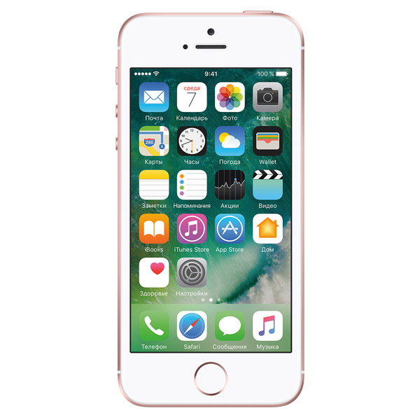 Смартфон Apple iPhone SE 32GB Rose Gold (MP852RU/A)