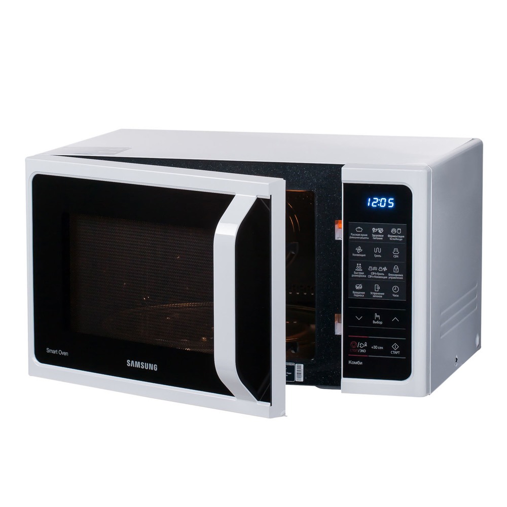 Микроволновая печь с грилем и конвекцией Samsung MC28H5013AW — фото 2