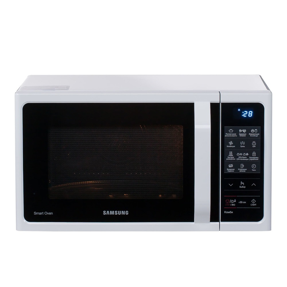Микроволновая печь с грилем и конвекцией Samsung MC28H5013AW — фото 3
