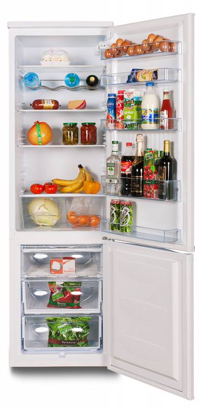 Холодильник Sinbo SR 331R белый (двухкамерный)