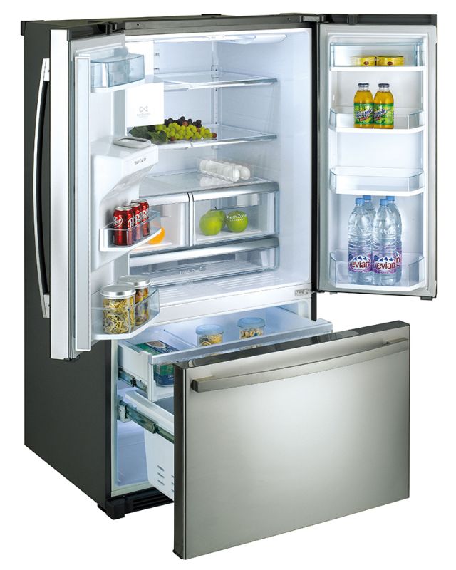 Холодильник Daewoo RF64EDG серебристый (двухкамерный) — фото 2