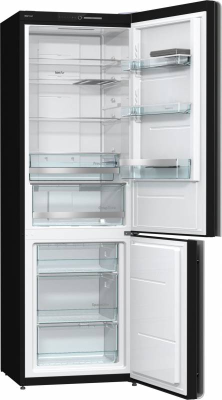 Холодильник Gorenje Ora-Ito NRK612ORAB черный/серебристый (двухкамерный)