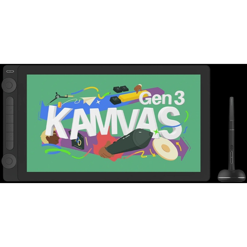 Интерактивный дисплей Huion KAMVAS 16 Gen 3 Black — фото 2