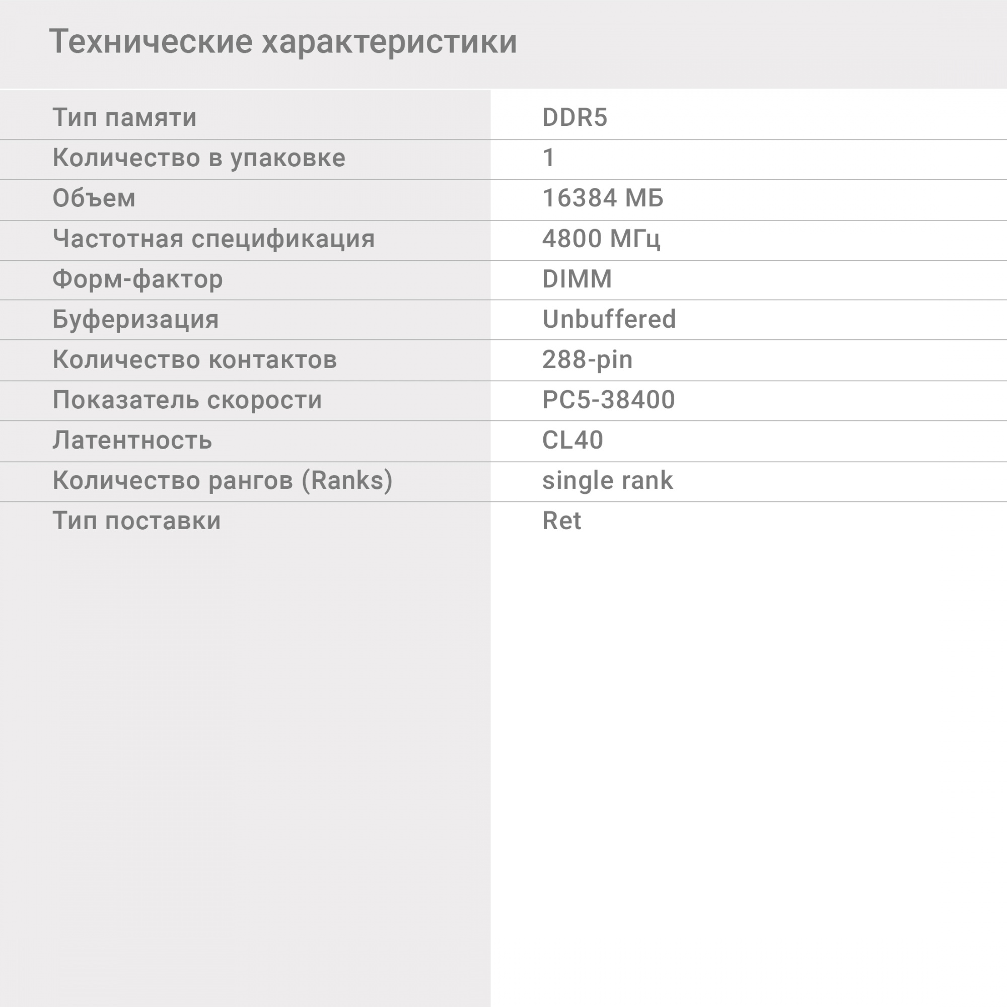 Память DDR5 16Gb 4800MHz Digma DGMAD54800016S RTL PC5-38400 CL40 DIMM 288-pin 1.1В single rank Ret — фото 12
