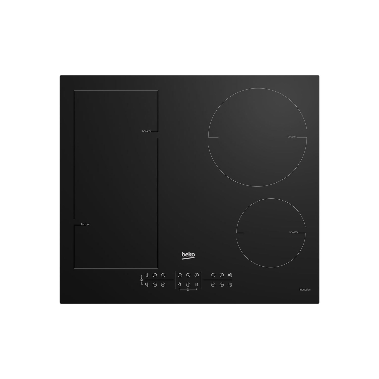 Индукционная варочная поверхность Beko BHI6420KFBB