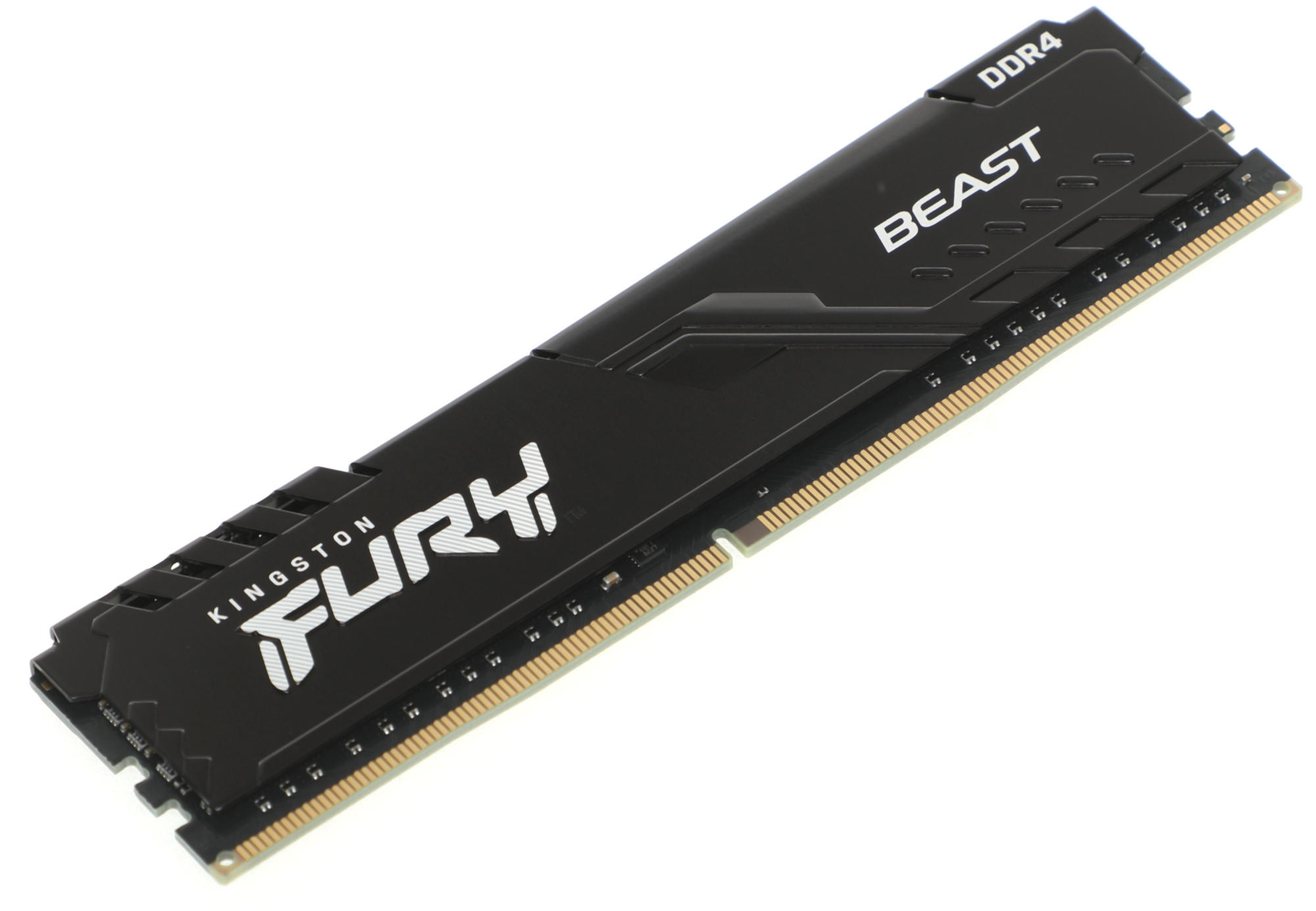 Память DDR4 8Gb 3200MHz Kingston KF432C16BB/8 Fury Beast Black RTL Gaming PC4-25600 CL16 DIMM 288-pin 1.35В single rank с радиатором Ret — фото 2