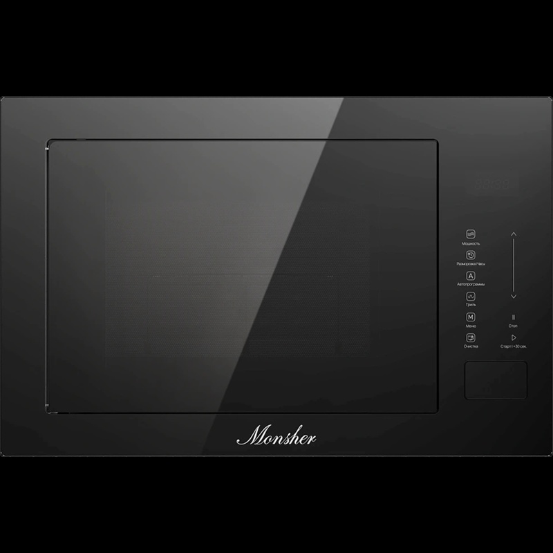Встраиваемая микроволновая печь MONSHER MMH 1025 Noir — фото 2