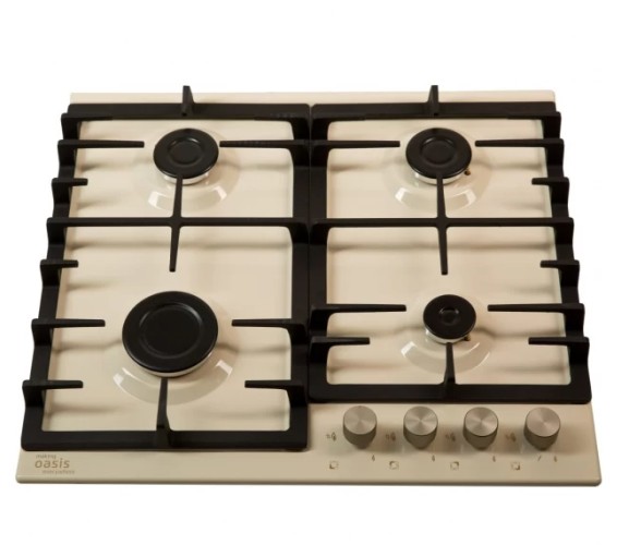 Газовая варочная поверхность Oasis P-MIRP бежевый
