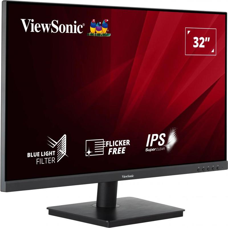 Монитор ViewSonic 31.5" VA3209-MH черный IPS LED 4ms 16:9 HDMI M/M матовая 250cd 178гр/178гр 1920x1080 75Hz VGA FHD 7.3кг — фото 3