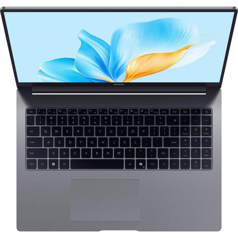 Ноутбук Honor MagicBook X16 BRG-565 Core i5 13420H 16Gb SSD512Gb Intel UHD Graphics 16" IPS FHD+ (1920x1200) Windows 11 Home grey WiFi BT Cam (5301ALWS) — фото 4