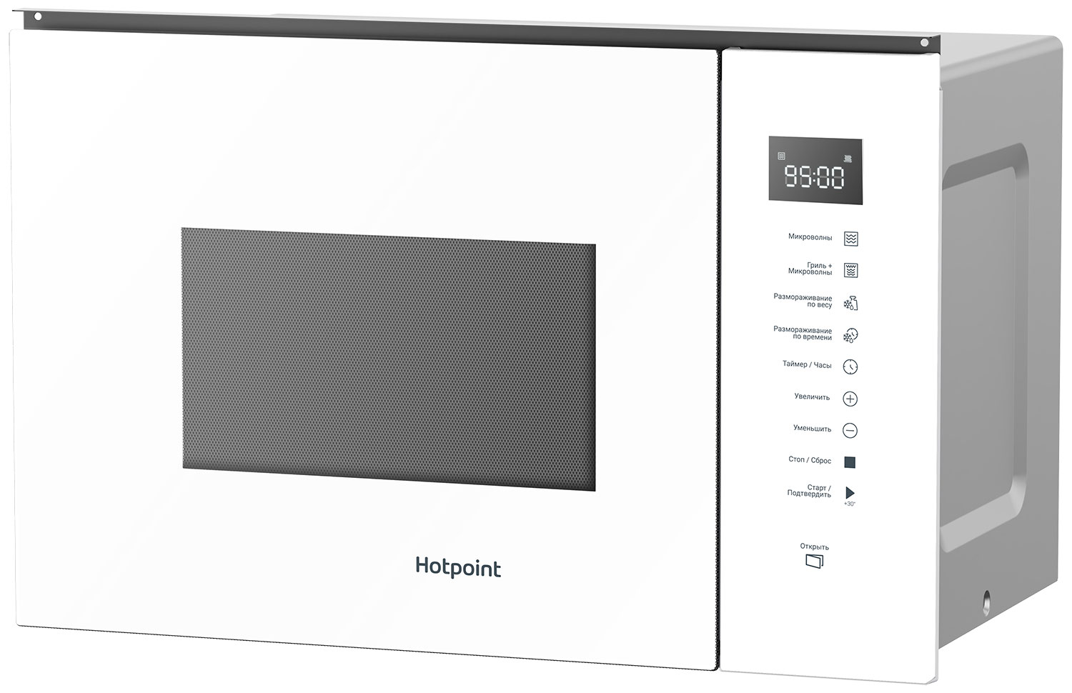 Встраиваемая микроволновая печь СВЧ Hotpoint MF25G WH H — фото 2