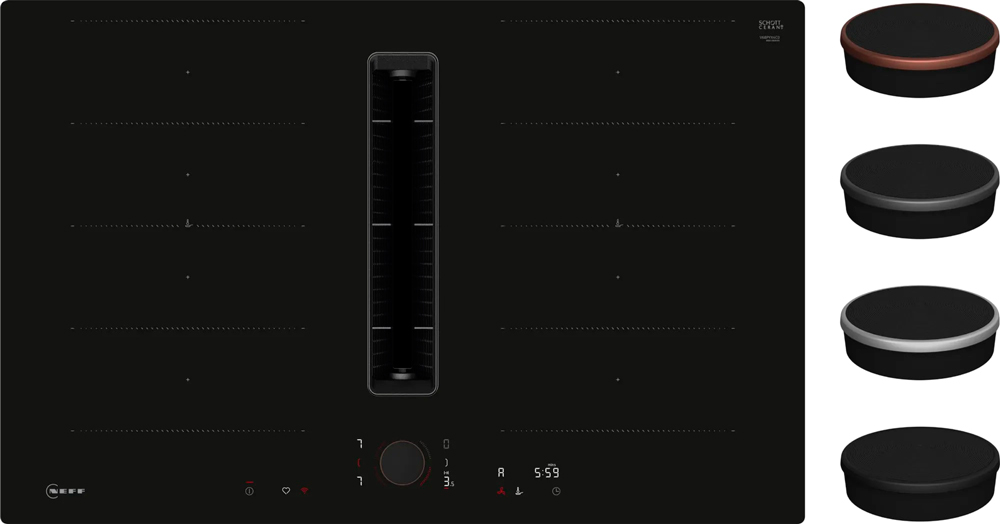 Варочная поверхность с встроенной вытяжкой NEFF V68PYX4C0