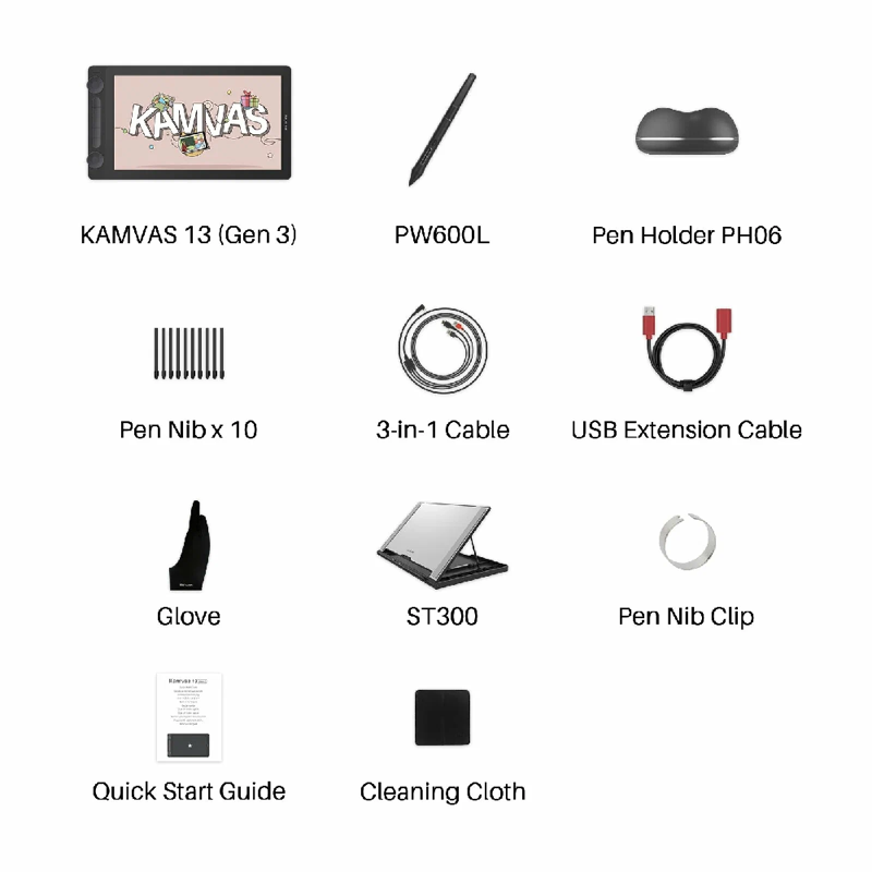 Интерактивный дисплей Сенсорный монитор Huion KAMVAS 13 Gen 3 Pink — фото 15