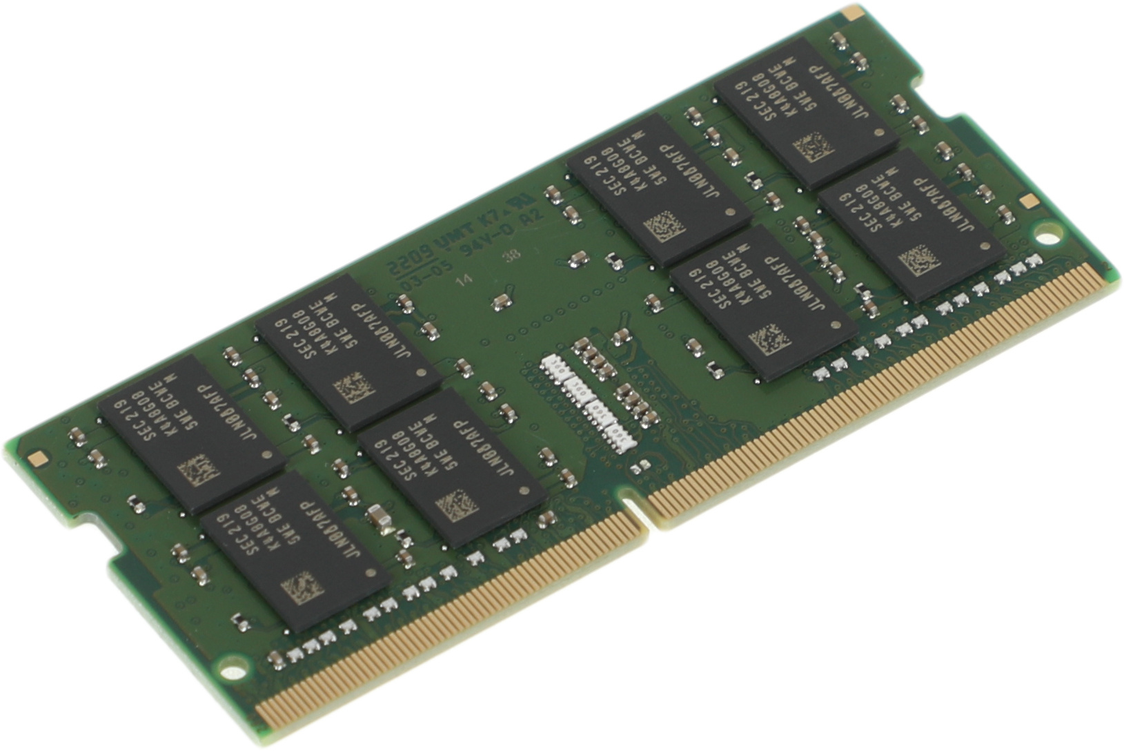 Память DDR4 16Gb 3200MHz Kingston KVR32S22D8/16 VALUERAM RTL PC4-25600 CL22 SO-DIMM 260-pin 1.2В dual rank Ret — фото 2