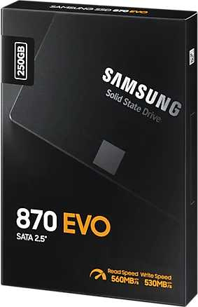 Накопитель SSD Samsung SATA-III 250GB MZ-77E250BW 870 EVO 2.5" — фото 8